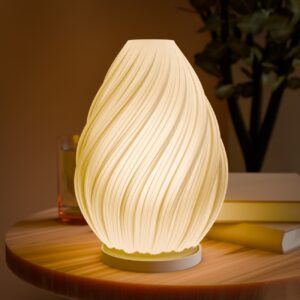 spiral flame tafellamp