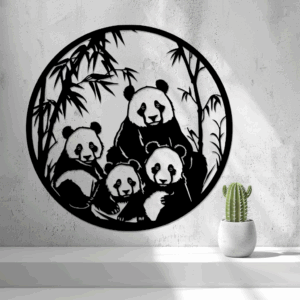 Panda Familie