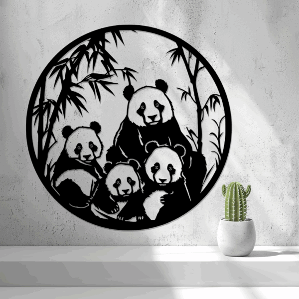 Panda Familie