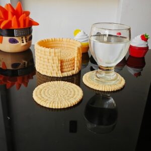 Straw coaster set