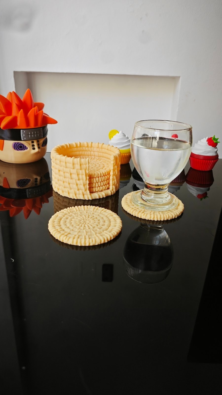 Straw coaster set