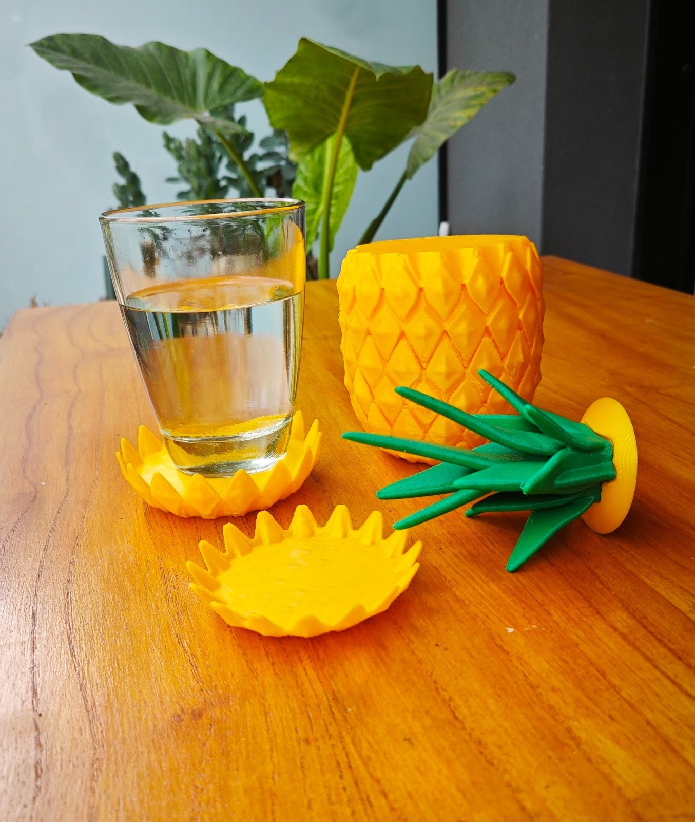 Pineapple coaster
